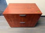2-Drawer Lateral File Cabinet, Cherry Laminate, 36"W - ITEM #:255195 - Img 3 of 11