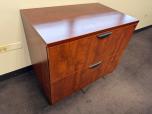 2-Drawer Lateral File Cabinet, Cherry Laminate, 36"W - ITEM #:255195 - Img 5 of 11