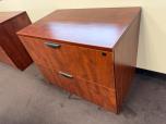 2-Drawer Lateral File Cabinet, Cherry Laminate, 36"W - ITEM #:255195 - Img 6 of 11