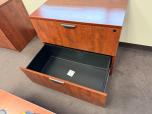 2-Drawer Lateral File Cabinet, Cherry Laminate, 36"W - ITEM #:255195 - Img 7 of 11