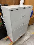 4-Drawer Lateral File Cabinet - 36"W x 18"D x 53"H - Gray - ITEM #:255201 - Img 2 of 3