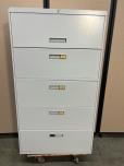 Allsteel 5-Drawer Lateral File Cabinet - Light Grey - 36"W - ITEM #:255203 - Img 1 of 5