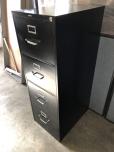 4-drawer vertical file cabinet with black finish - legal size - ITEM #:260012 - Thumbnail image 2 of 3