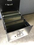 4-drawer vertical file cabinet with black finish - legal size - ITEM #:260012 - Thumbnail image 3 of 3