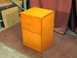 Used 2-Drawer File Cabinet With Oak Finish - ITEM #:260017 - Img 3 of 4