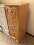 4-drawer vertical file cabinet with oak finish - legal size - ITEM #:260030 - Thumbnail image 1 of 2
