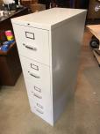 4-drawer vertical file cabinet - putty finish - letter size - ITEM #:260040 - Img 2 of 2