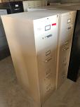 Hon 4-drawer file cabinet - tan finish - vertical file - ITEM #:260047 - Img 2 of 2