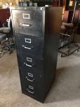 5-drawer vertical file cabinet with black finish - legal - ITEM #:260050 - Img 2 of 2
