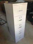5-drawer vertical file cabinet with putty finish - legal - ITEM #:260052 - Img 2 of 3