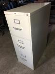 Hon 3-drawer vertical file cabinet with putty finish - letter - ITEM #:260055 - Img 2 of 2