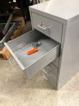 Used Drawer Cabinet - Silver Finish - Chrome Handles - ITEM #:260067 - Img 3 of 3