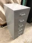 Used Miniature Cabinet With Silver Finish And Chrome Handles - ITEM #:260067 - Thumbnail image 1 of 3