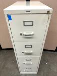 Used 4-Drawer File Cabinet - Putty - ITEM #:260074 - Img 1 of 4