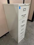 Used 4-Drawer File Cabinet - Putty - Letter - ITEM #:260074 - Img 3 of 4