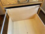Oak Finish 4-Drawer Vertical File Cabinet - ITEM #:260085 - Img 5 of 5