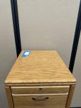 Oak Finish 4-Drawer Vertical File Cabinet - ITEM #:260086 - Img 5 of 5