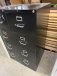 Used Hon 4-Drawer Vertical File Cabinet - Legal size - Black - ITEM #:260089 - Img 1 of 4