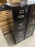 Used Hon 4-Drawer Vertical File Cabinet - Letter - Black - ITEM #:260090 - Img 2 of 3