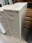Used Office Depot 4-Drawer Vertical File Cabinet - Putty - ITEM #:260091 - Img 1 of 3