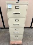 Used Anderson Hickey 4-Drawer File Cabinet - Putty - Legal - ITEM #:260097 - Img 1 of 3