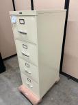 Used Anderson Hickey 4-Drawer File Cabinet - Putty - Legal - ITEM #:260097 - Img 2 of 3