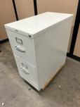 Used Hon 2-Drawer File Cabinet - Light Grey - Letter - ITEM #:260098 - Img 2 of 4