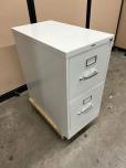 Used Hon 2-Drawer File Cabinet - Light Grey - Letter - ITEM #:260098 - Img 3 of 4