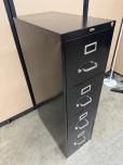 Realspace 4-Drawer Vertical File Cabinet, Black - ITEM #:260100 - Img 2 of 10