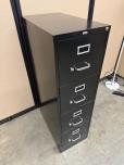 Realspace 4-Drawer Vertical File Cabinet, Black - ITEM #:260100 - Img 7 of 10