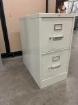 Geneva 2-Drawer Vertical File Cabinet - Putty - ITEM #:260101 - Img 2 of 4