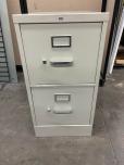 Geneva 2-Drawer Vertical File Cabinet - Putty - ITEM #:260101 - Img 4 of 4