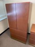 Used Storage Lateral File Combo Cabinet - Cherry - ITEM #:315019 - Img 1 of 4