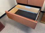 Used Storage Lateral File Combo Cabinet - Cherry - ITEM #:315019 - Img 4 of 4