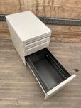 Used Mobile File Cabinet With Light Grey Finish - ITEM #:330021 - Thumbnail image 3 of 3