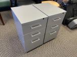 Used Mobile File Cabinets With Grey Finish - ITEM #:330022 - Img 1 of 4