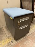 Used Steelcase Mobile File Cabinet - Blue Seat - ITEM #:330023 - Img 1 of 5