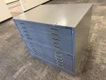 Mayline 10-Drawer Metal Flat File Cabinet Set with Base, Gray - ITEM #:335019 - Img 1 of 4