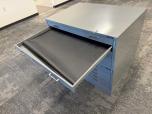 Used Mayline Flat File Cabinet - 10 Drawers - Grey - ITEM #:335019 - Img 4 of 4