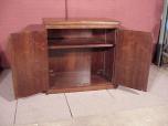 Veneer storage cabinet - mahogany finish - ITEM #:345003 - Thumbnail image 2 of 2
