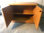 Small storage cabinet with very nice medium tone laminate - ITEM #:345045 - Thumbnail image 3 of 3