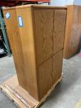 Used Oak Storage Cabinet With Brass Handles - ITEM #:345057 - Img 6 of 11