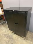 Used Heavy Duty Storage Cabinet - Black - ITEM #:345059 - Img 2 of 7