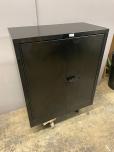 Used Used Storage Cabinet With Black Finish 