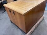 Used Storage Cabinet Credenza Cabinet With Oak Finish - ITEM #:345060 - Img 4 of 7