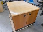 Used Storage Cabinet Credenza Cabinet With Oak Finish - ITEM #:345060 - Thumbnail image 5 of 7