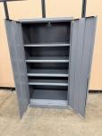 Grey Metal Storage Cabinet, 36x24x72, Lockable with Keys - ITEM #:345078 - Img 3 of 10