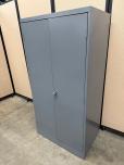 Grey Metal Storage Cabinet, 36x24x72, Lockable with Keys - ITEM #:345078 - Img 5 of 10