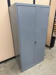 Grey Metal Storage Cabinet, 36x24x72, Lockable with Keys - ITEM #:345078 - Img 6 of 10