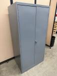 Grey Metal Storage Cabinet, 36x24x72, Lockable with Keys - ITEM #:345078 - Img 9 of 10
